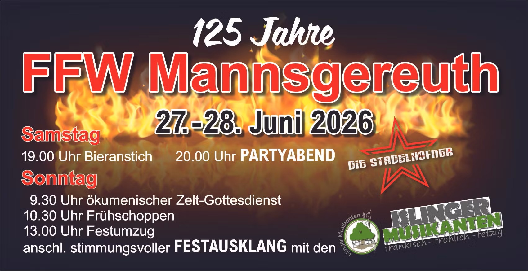 Jubiläum 125 Jahre FFW Mannsgereuth