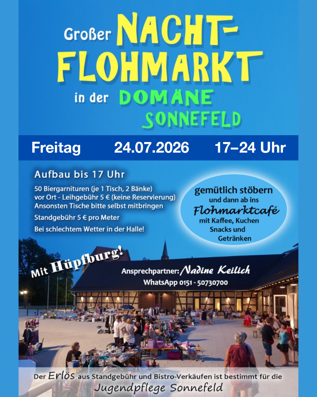 Nachtflohmarkt Domäne Sonnefeld