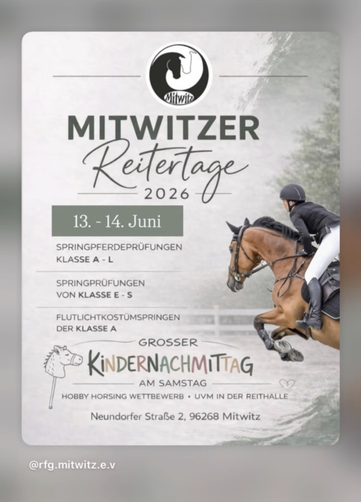 Mitwitzer Reitertage 2026