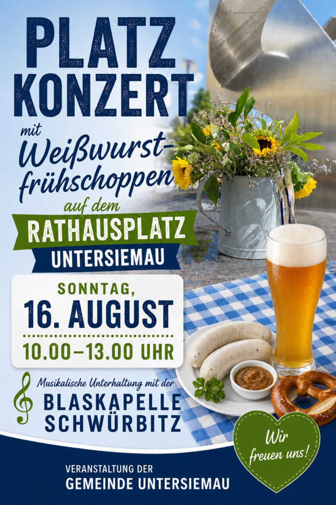 Platzkonzert mit Weißwurst frühshoppen